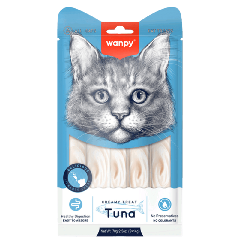 Wanpy CREAMY LICKABLE TREAT - TUNA 70 gramos Wanpy CREAMY LICKABLE TREAT - TUNA 70 gramos