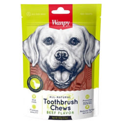 Wanpy TOOTHBRUSH BEEF FLAVOR 100 gramos