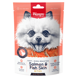 Wanpy SALMON & FISH SKIN 100 gramos