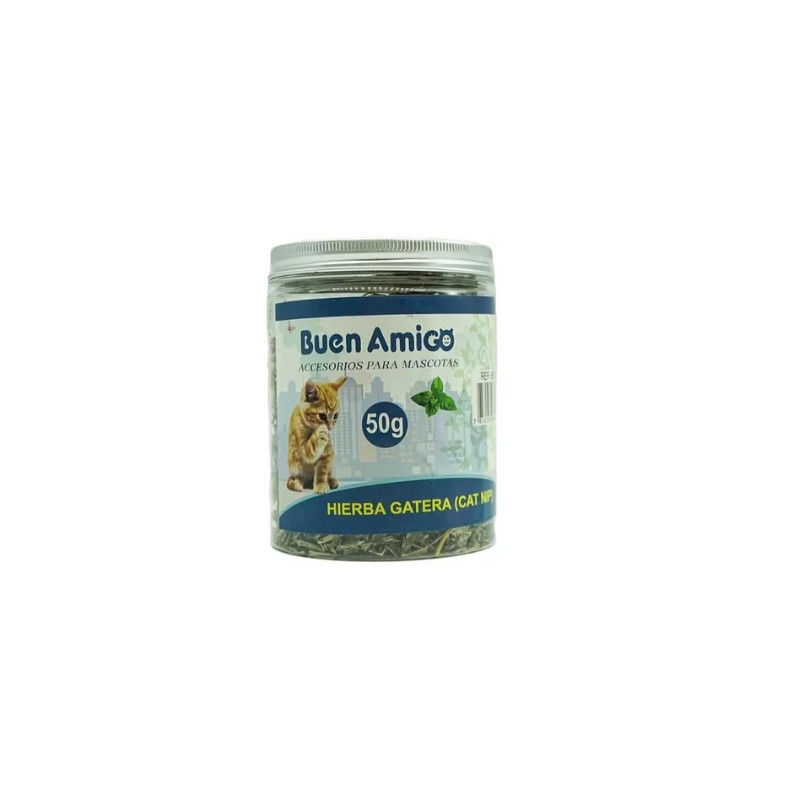 Hierba Gatera Seca Catnip 50g Hojas De Catnip - Buen Amigo Hierba Gatera Seca Catnip 50g Hojas De Catnip - Buen Amigo