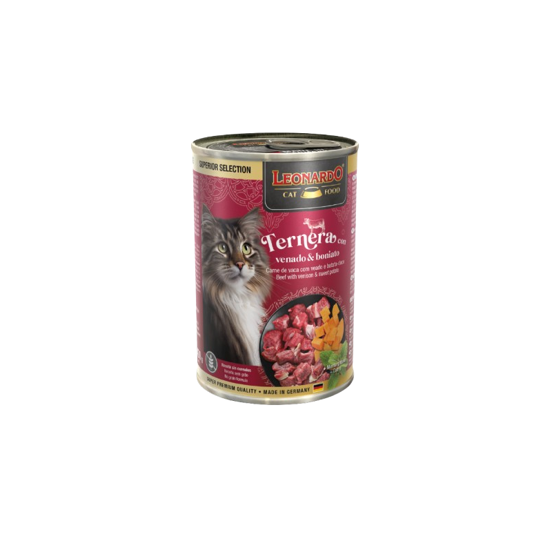 Leonardo Ternera con venado y camote 400gr