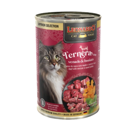 Leonardo Ternera con venado y camote 400gr