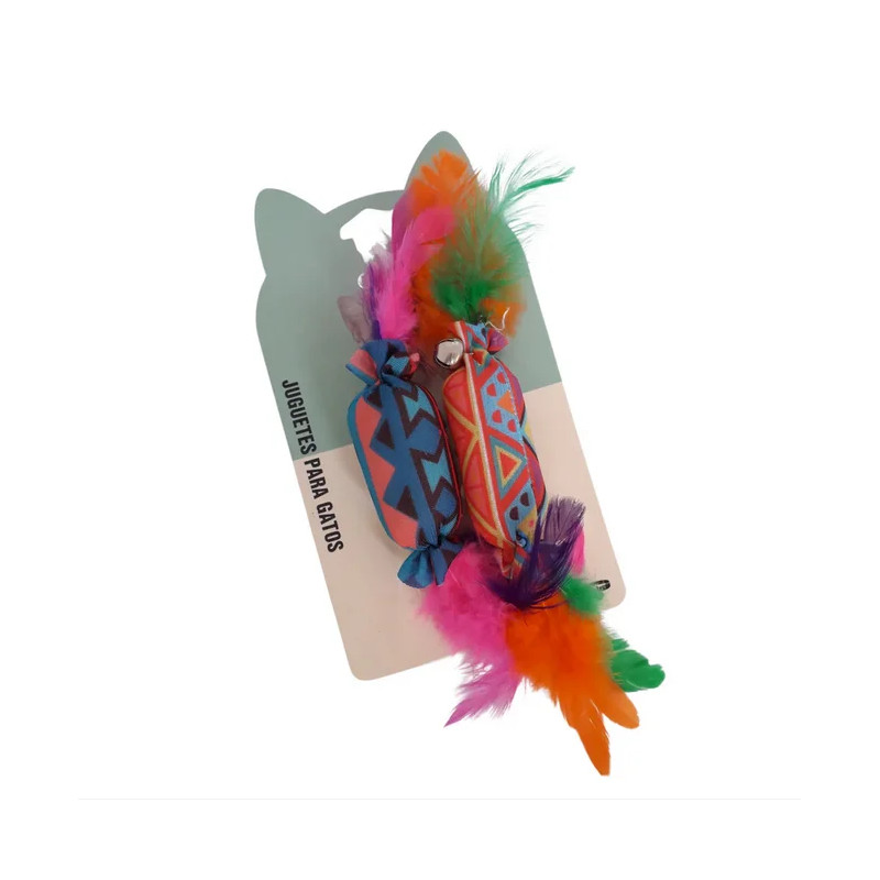 Juguete dulces con plumas (Pack 2)