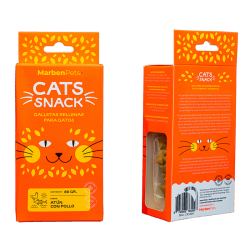 Cat Snacks rellenas de Atún con pollo 80g