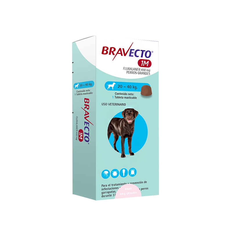 Bravecto 1M de 20 a 40kg Bravecto 1M de 20 a 40kg