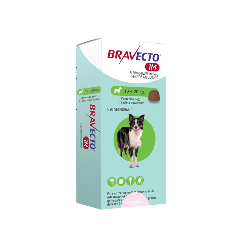 Bravecto 1M de 10 a 20kg Bravecto 1M de 10 a 20kg