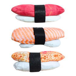 Peluche de sushi con catnip