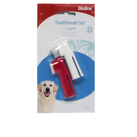 Set 2 cepillos dentales de dedo