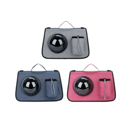 Bolso para gatos con cupula