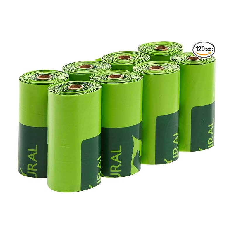 Bolsa desechos 8 rollos (15 bolsitas por rollo)