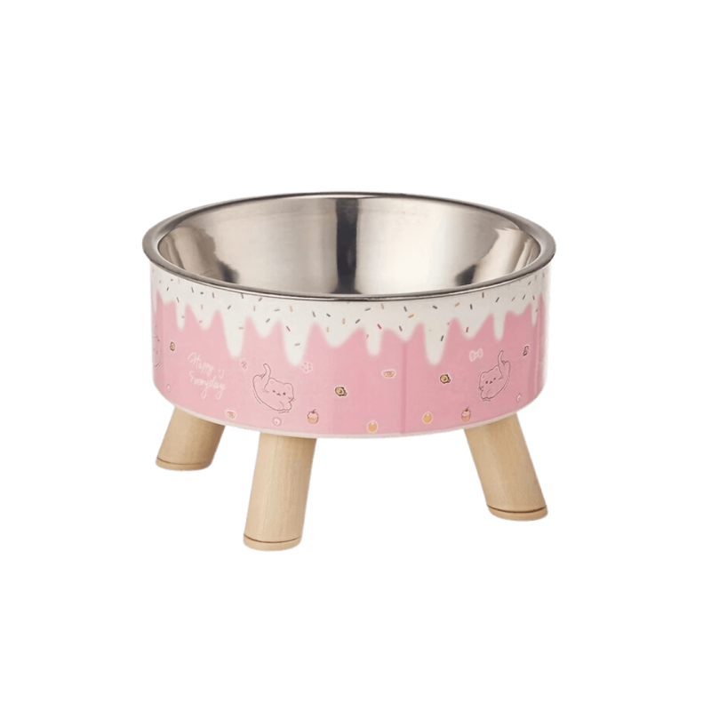Plato elevado candy style rosa