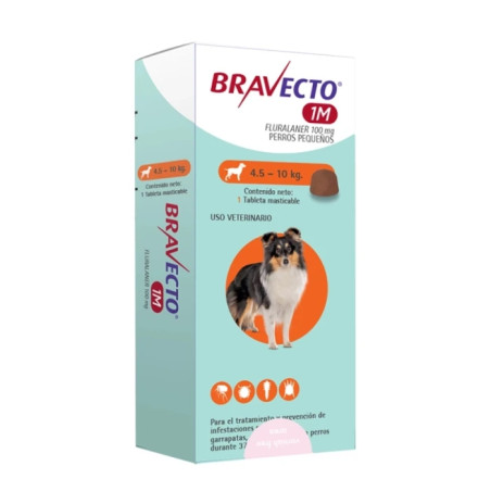 Bravecto 1M de 4.5 a 10kg