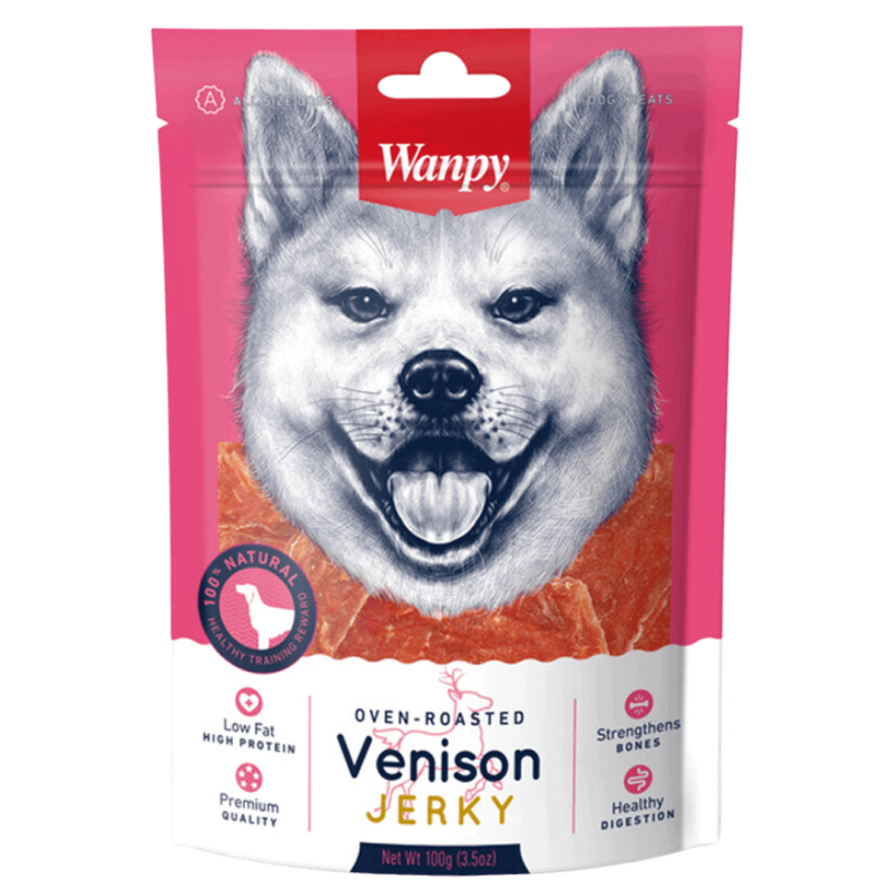 Wanpy VENISON JERKY 100 gramos