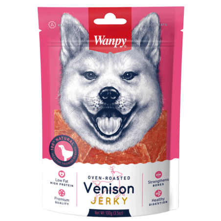 Wanpy VENISON JERKY 100 gramos