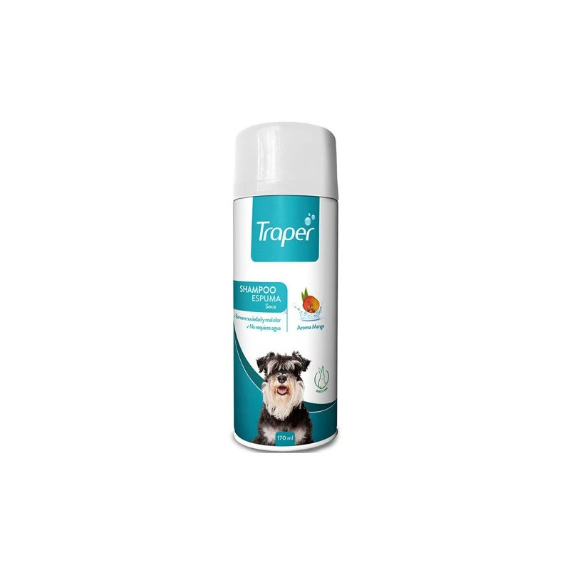 Traper Shampoo Espuma Seca Canino