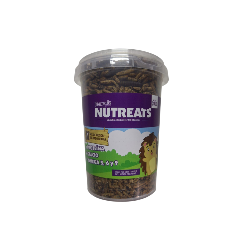 Naturale for Pets Nutreats Mix de Mosca Soldado Negra 200gr
