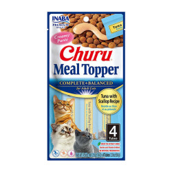 Churu Cat Meal Topper Atun con Ostión (4 tubos)