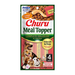 Churu Dog Meal Topper Pollo con Carne (4 tubos)