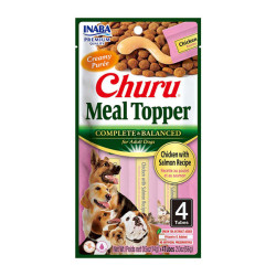 Churu Dog Meal Topper Pollo con Salmón (4 tubos)