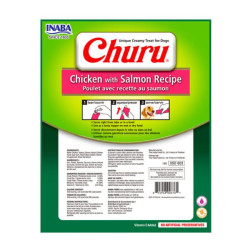 Dog Churu de pollo con salmón (8 tubos)