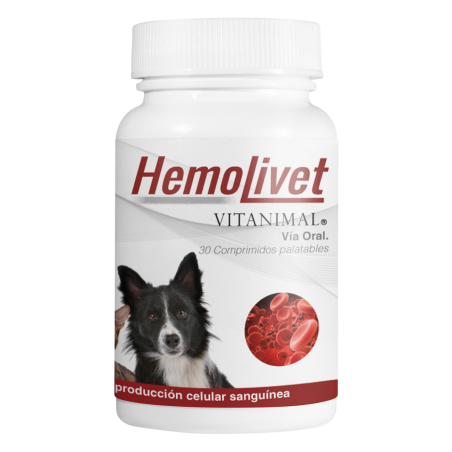 Hemolivet Vitanimal 30 comprimidos