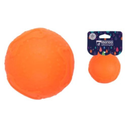 Pelota goma textura huesos