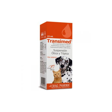 TRANSIMED® Suspensión Ótica y Tópica