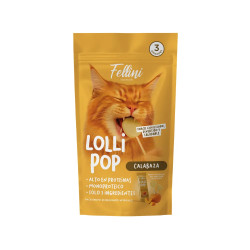 Fellini Snack Lollipop Calabaza Gato 3 Unidades