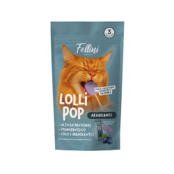 Fellini Snack Lollipop Arándanos Gato 3 Unidades