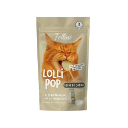 Fellini Snack Lollipop Leche De Cabra 3 Unidades