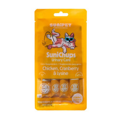 SuniChups Urinari Care - Snack funcional para gatos 56gr