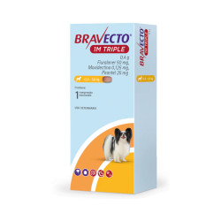 Bravecto 1M Triple 2.5 a 5.0kg