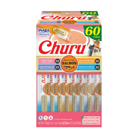 Churu Box variedades de salmón (60 tubos)