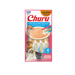 Churu Cat Salmon Recipe with Scallop Flavor