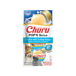 Churu Popn Serve Chicken with Scallop Recipe 35g/2 copas