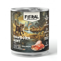 Feral Alimento Humedo Gatito Pollo y Salmon 400gr