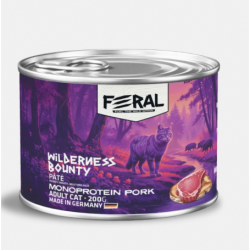 Feral Alimento Humedo Gato Adulto Monoproteina Cerdo 200 gr