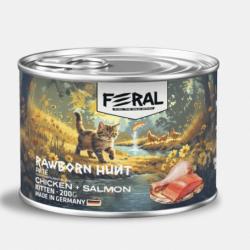 Feral Alimento Humedo Gatito Pollo y Salmon 200 gr