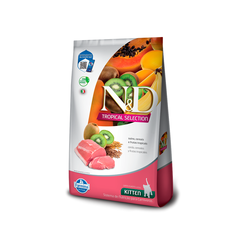 N&D Tropical Selection Gatito Cerdo 7kg