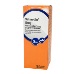 Vetmedin 5 mg Pimobendan x 50 comprimidos