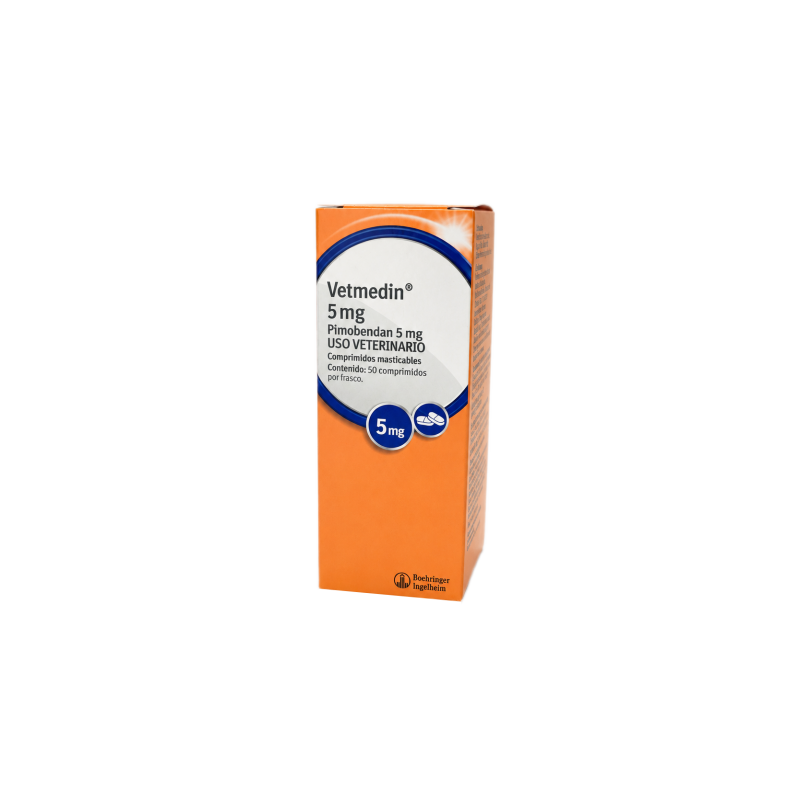 Vetmedin 5 mg Pimobendan x 50 comprimidos