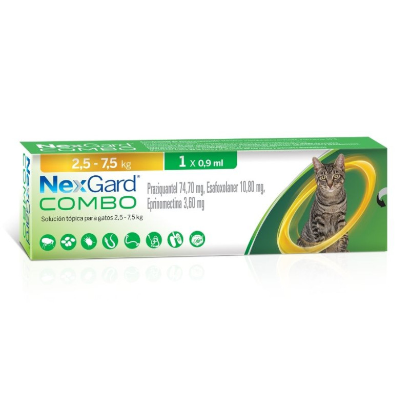 Nexgard Combo Gato 2.5 - 7.5 kg