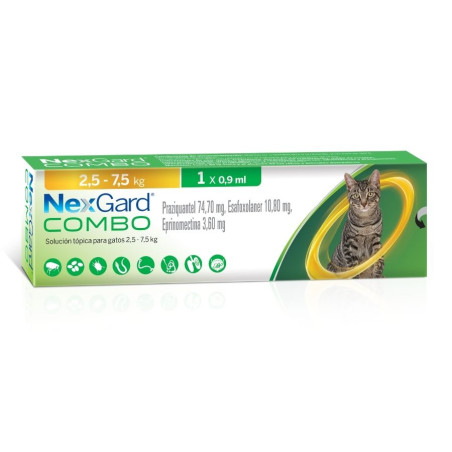 Nexgard Combo Gato 2.5 - 7.5 kg