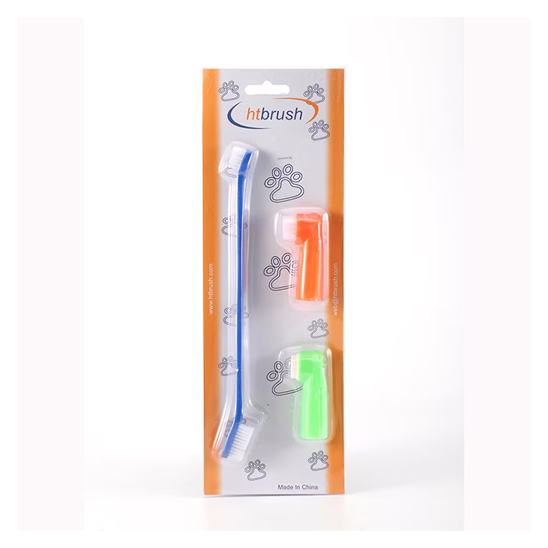 Set cepillo de dientes y 2 cepillos dedo