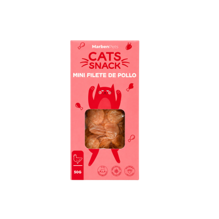 Cats Snack Mini Filete de Pollo 50gr