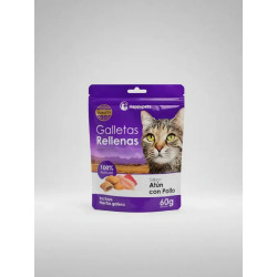 Snack Galletas Rellenas sabor Atún con Pollo