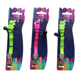 Collar para gatos con abre facil y accesorio corbata