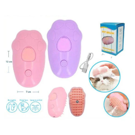 Peine con humificador Pet Brush