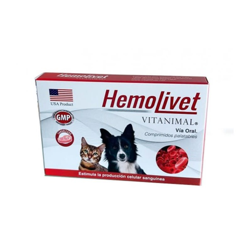Hemolivet Vitanimal 10 comprimidos