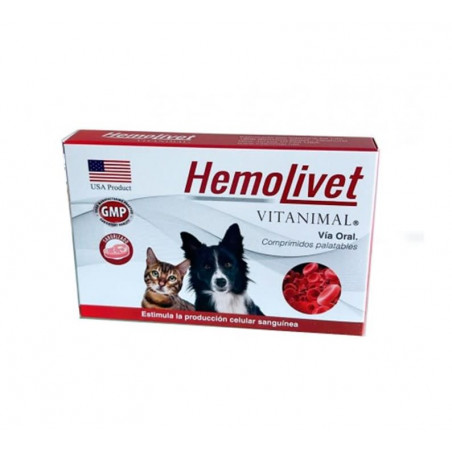 Hemolivet Vitanimal 10 comprimidos